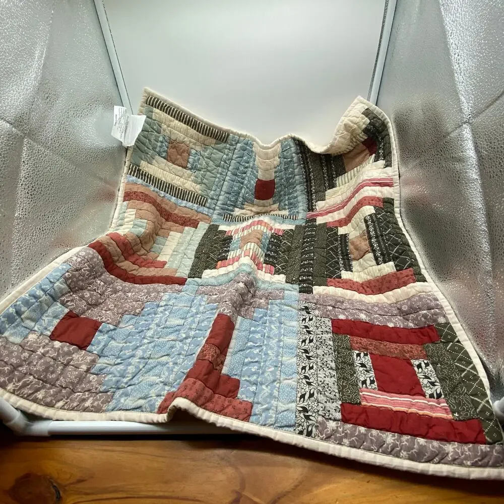 Potterybarn Jaxon Museum Craft Collection Patchwork Pillow Cover 2012 26 x 26